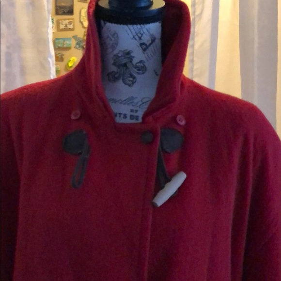 J. G. Hook Jackets & Coats Jg Hook Red Duffle Coat Poshmark